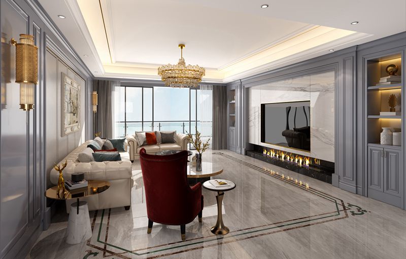 大族云峰132平現(xiàn)代輕奢