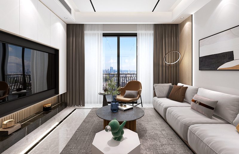 壹城心中九區(qū)89平現(xiàn)代簡約