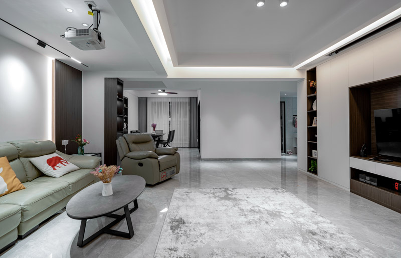 融湖中心城 180平現(xiàn)代風(fēng)格裝修