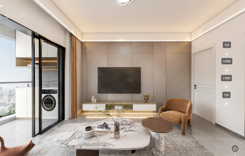 嘉富新禧120平現(xiàn)代簡約