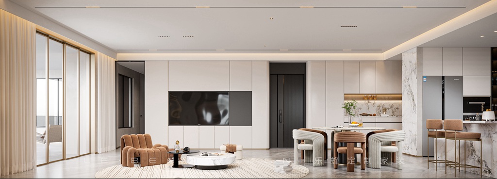 福田·巴登村，244㎡現(xiàn)代簡約風(fēng)