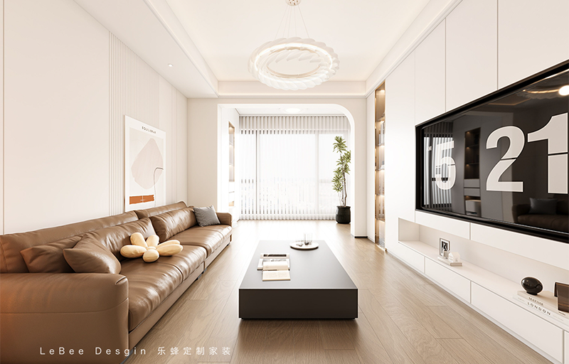 國(guó)際公中旅館127㎡現(xiàn)代奶油風(fēng)